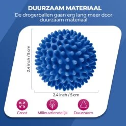 Roegaarden Drogerballen - Wasbollen - 6 Stuks - Siliconen - Sneller Droog - Anti-kreuk -HG Sales 1200x1200 48
