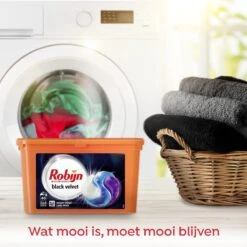Robijn Wascapsules 3-in-1 Black Velvet - 3 X 40 Stuks - Voordeelverpakking 12 Robijn Wascapsules 3-in-1 Black Velvet - 3 X 40 Stuks - Voordeelverpakking -HG Sales 1200x1200 679
