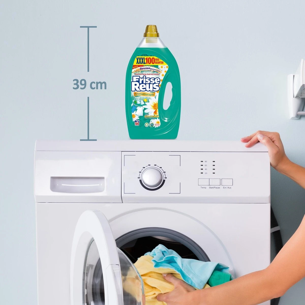 Frisse Reus Lotus Amandel Gel Vloeibaar Wasmiddel - Witte Was - Voordeelverpakking - 100 Wasbeurten 9 Frisse Reus Lotus Amandel Gel Vloeibaar Wasmiddel - Witte Was - Voordeelverpakking - 100 Wasbeurten - Afbeelding 9