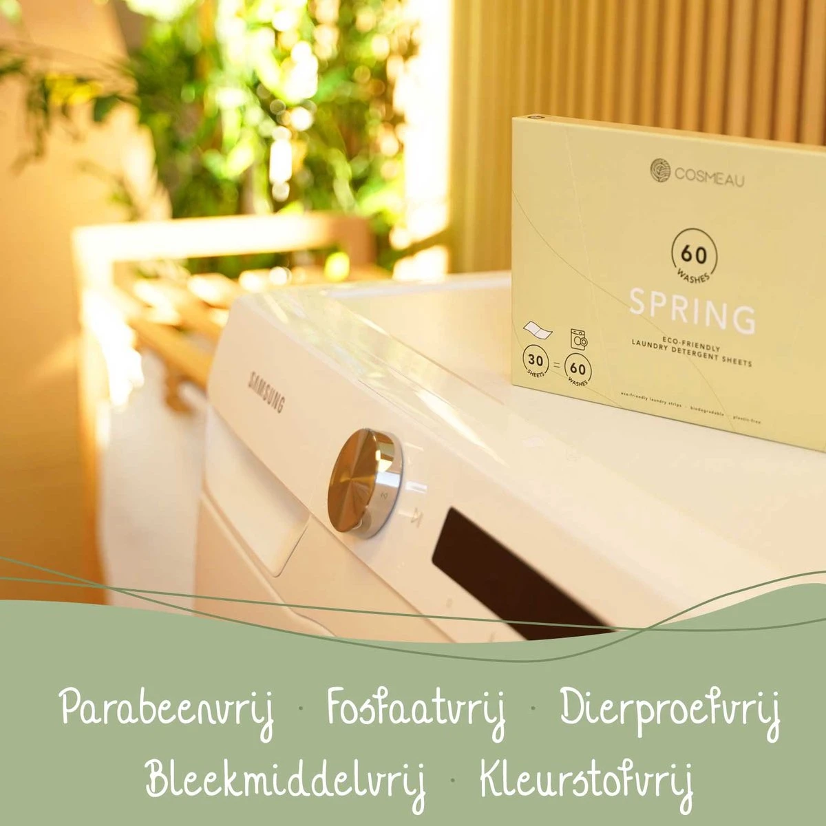 Cosmeau Wasstrips 120 Wasbeurten Lavendel Wasmiddel Wasvellen Wasdoekjes Detergent Sheets Eco Laundry Strips - Plasticvrij Biologisch Eco 4 Cosmeau Wasstrips 120 Wasbeurten Lavendel Wasmiddel Wasvellen Wasdoekjes Detergent Sheets Eco Laundry Strips - Plasticvrij Biologisch Eco - Afbeelding 4