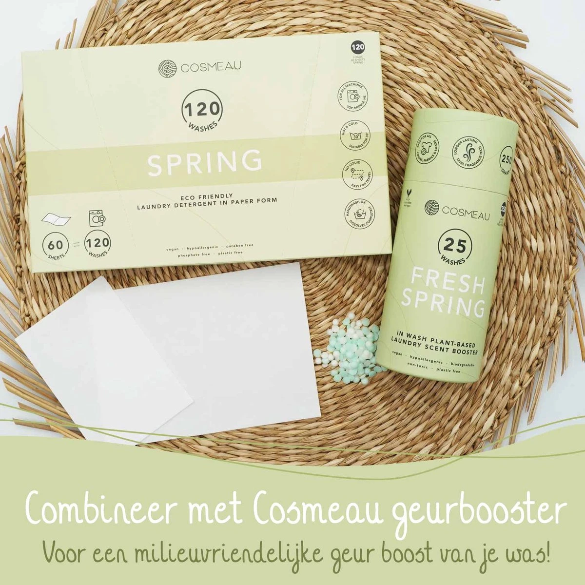 Cosmeau Wasstrips 120 Wasbeurten Lavendel Wasmiddel Wasvellen Wasdoekjes Detergent Sheets Eco Laundry Strips - Plasticvrij Biologisch Eco 16 Cosmeau Wasstrips 120 Wasbeurten Lavendel Wasmiddel Wasvellen Wasdoekjes Detergent Sheets Eco Laundry Strips - Plasticvrij Biologisch Eco - Afbeelding 16