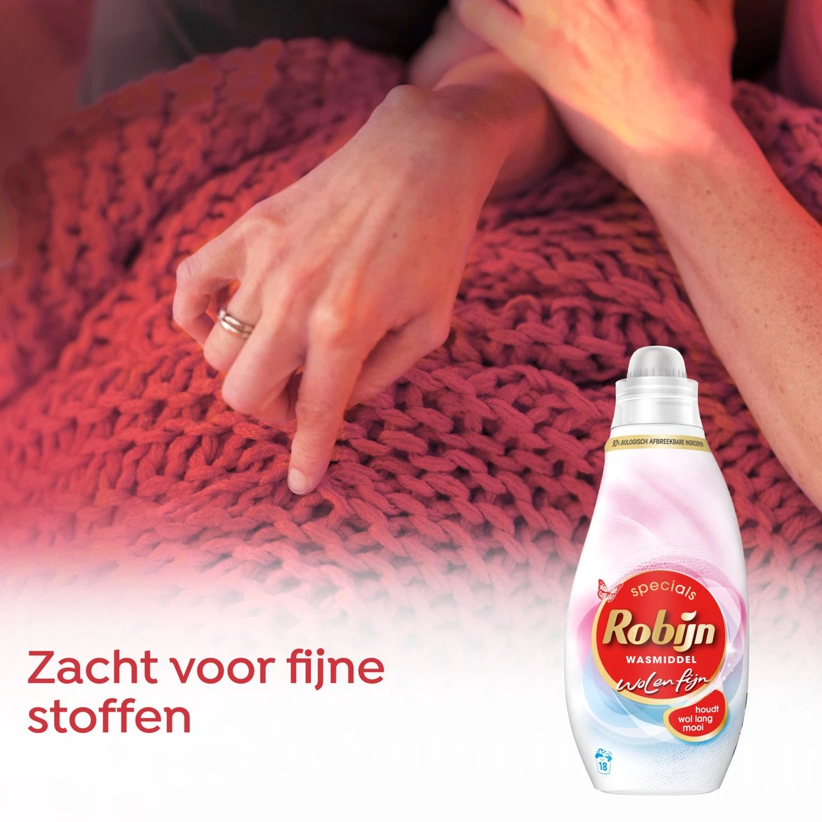 Robijn Specials Wol & Fijn Vloeibaar Wasmiddel - 6 X 18 Wasbeurten - Voordeelverpakking 4 Robijn Specials Wol & Fijn Vloeibaar Wasmiddel - 6 X 18 Wasbeurten - Voordeelverpakking - Afbeelding 4