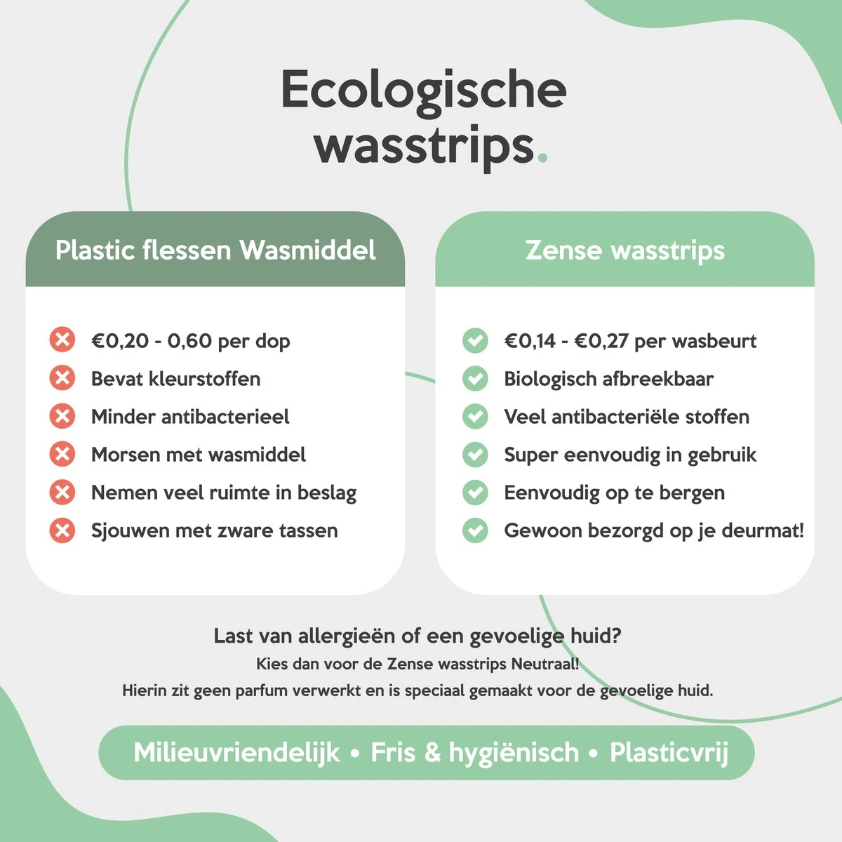 Zense Eco Wasmiddel Wasstrips - 72 Grote Wasbeurten - Lavendel - Wasmiddeldoekjes 7 Zense Eco Wasmiddel Wasstrips - 72 Grote Wasbeurten - Lavendel - Wasmiddeldoekjes - Afbeelding 7