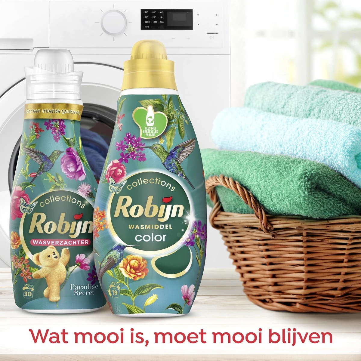Robijn Paradise Secret Wasmiddel En Wasverzachter - 57 Wasbeurten - Voordeelverpakking 4 Robijn Paradise Secret Wasmiddel En Wasverzachter - 57 Wasbeurten - Voordeelverpakking - Afbeelding 4