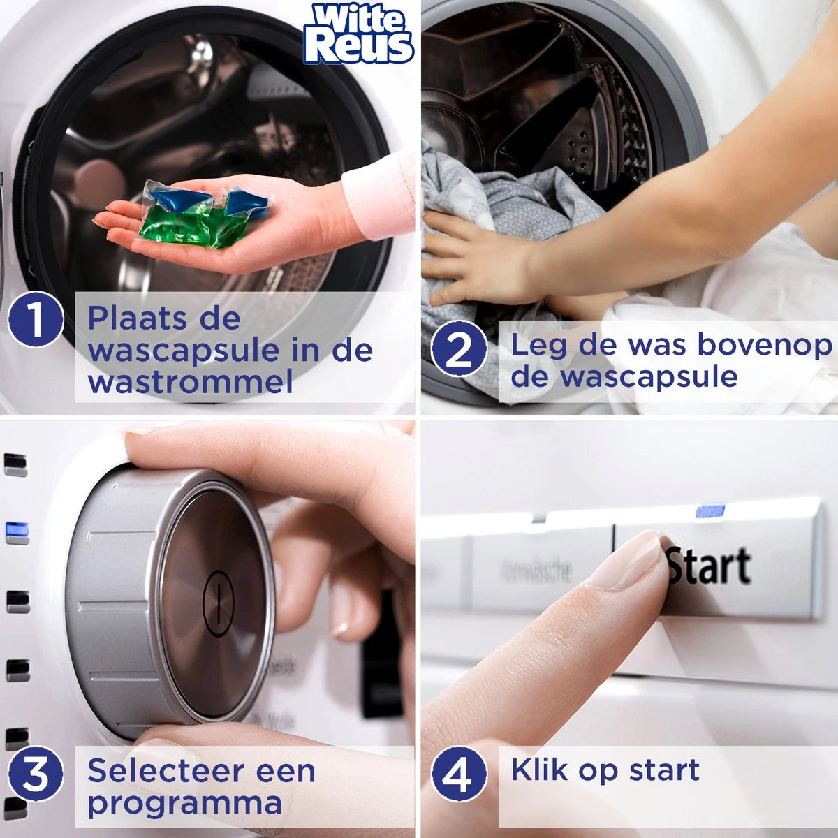 Color Reus Power Caps Wascapsules - Wasmiddel Capsules - Voordeelverpakking - 52 Wasbeurten 3 Color Reus Power Caps Wascapsules - Wasmiddel Capsules - Voordeelverpakking - 52 Wasbeurten - Afbeelding 3