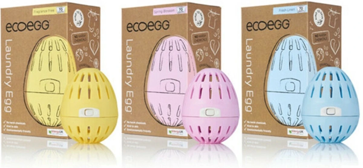 Eco-egg Wasbol Springbloesem 70 - Wasbeurten 6 Eco-egg Wasbol Springbloesem 70 - Wasbeurten - Afbeelding 6