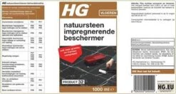 HG Natuursteen Impregnerende Beschermer (HG Product 32) - 1L - Tegen Het Intrekken Van Vuil - Ook Voor Granito En Marmer Composiet -HG Sales 1200x640 5