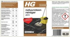 HG Natuursteenreiniger Glans (product 37) - 1L - Voor Regelmatig Gebruik Van Marmer En Kalkhoudend Natuursteen 9 HG Natuursteenreiniger Glans (product 37) - 1L - Voor Regelmatig Gebruik Van Marmer En Kalkhoudend Natuursteen -HG Sales 1200x642 4