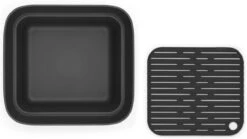 Brabantia SinkSide Afwasbak Vierkant - Met Afdruipschaal - Dark Grey -HG Sales 1200x675 1