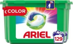 Ariel All In 1 Wasmiddel Pods Kleur Color - 3x43 Wasbeurten - Voordeelverpakking