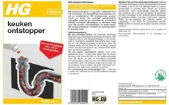 HG Keukenontstopper - 1L - De NR1 Ontstopper - Biologisch Afbreekbaar -HG Sales 1200x741