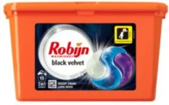 Robijn Color Black Velvet En Stralend Wit 3-in-1 Wascapsules Pakket - 3 X 15 Wasbeurten - Voordeelverpakking -HG Sales 1200x748