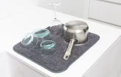 Alternative view of Brabantia SinkSide Afdruipmat Microvezel - 47 X 40 Cm - Dark Grey
