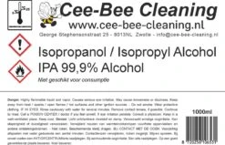 Alternative view of Cee-Bee Isopropanol | Isopropyl | IPA 99.9% Alcohol | 1000 Ml | 3 Flessen á 1 Liter | 3 Liter