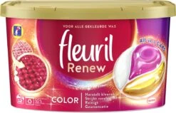 Alternative view of Fleuril Renew Color Caps - Wasmiddel Capsules - Voordeelverpakking - 8 X 12 Wasbeurten
