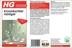 HG Kroonluchter Reiniger - 500ml - Snel Een Vlekkeloos Resultaat -HG Sales 1200x794 3