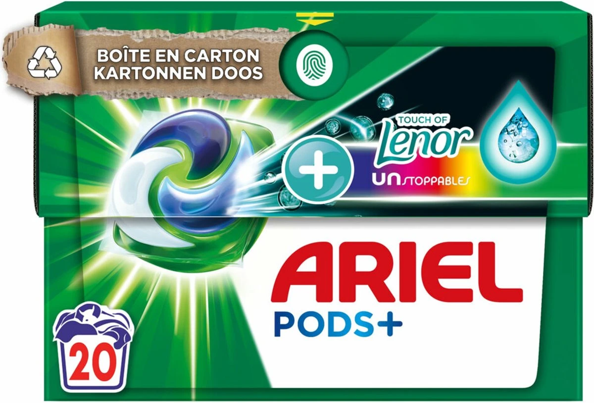 Ariel Wasmiddel Pods + Touch Of Lenor – 4 X 20 Wasbeurten – Voordeelverpakking 5 Ariel Wasmiddel Pods + Touch Of Lenor – 4 X 20 Wasbeurten – Voordeelverpakking - Afbeelding 5