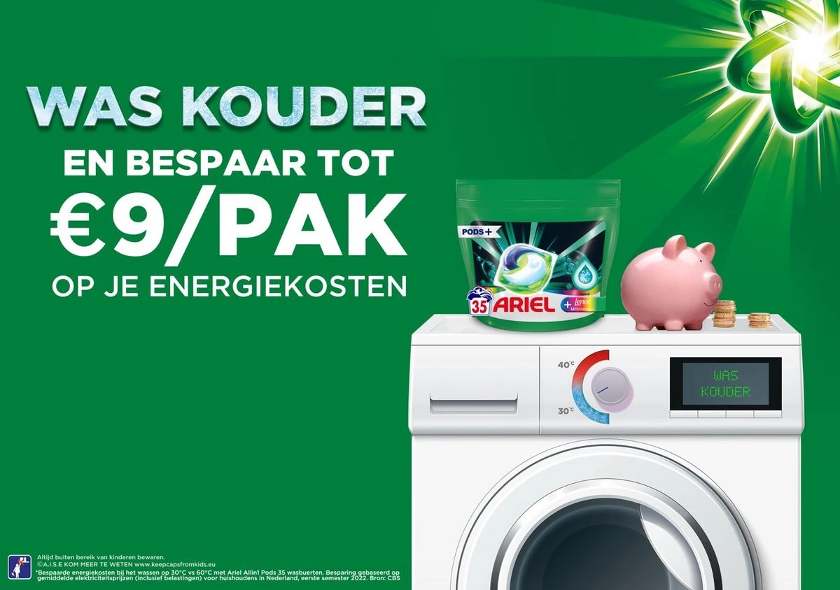 Ariel All In 1 Wasmiddel Pods + Extra Vezelbescherming - Voordeelverpakking 3 X 35 Wasbeurten 4 Ariel All In 1 Wasmiddel Pods + Extra Vezelbescherming - Voordeelverpakking 3 X 35 Wasbeurten - Afbeelding 4
