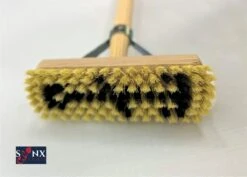 Alternative view of Synx Tools Luiwagen Fiber 22cm - Schrobber - Vloerschrobber - Schoonmaakbezem - Schrobborstels - Incl. Steel 150 Cm