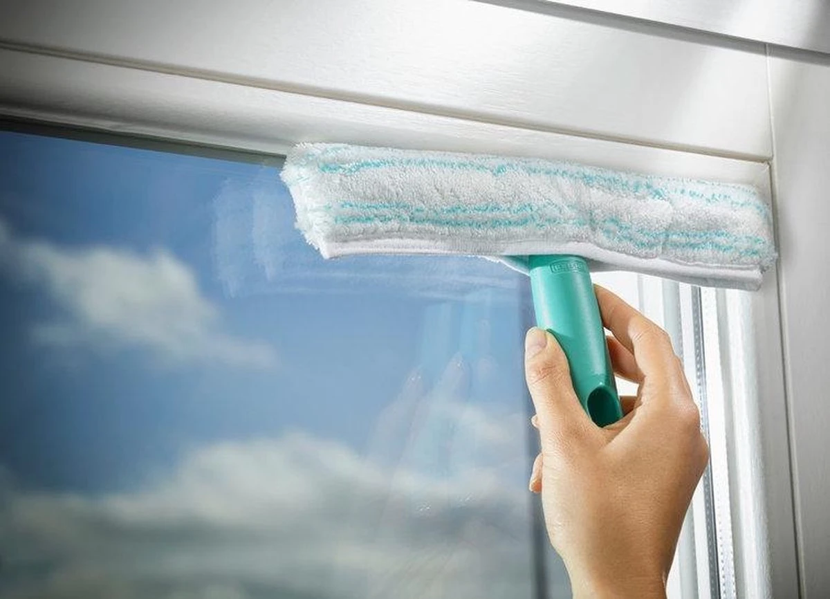Leifheit Dry & Clean Ruitenreiniger Met Steel (43 Cm) En Inwasser Click System 3 Leifheit Dry & Clean Ruitenreiniger Met Steel (43 Cm) En Inwasser Click System - Afbeelding 3
