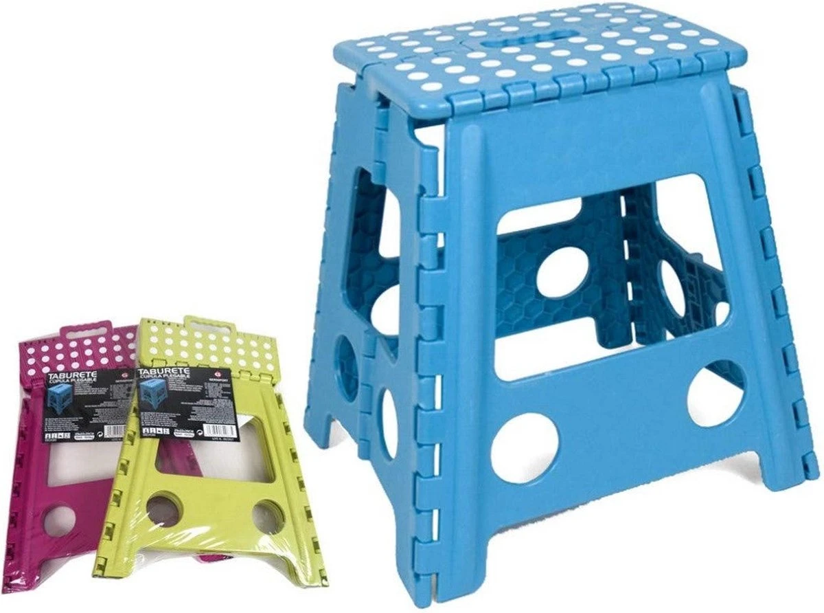 Opvouwbare Kruk - Keukentrap - Zwart 9 Opvouwbare Kruk - Keukentrap - Zwart - Afbeelding 9