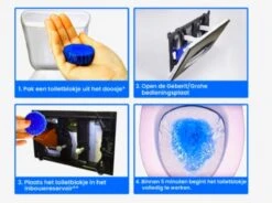 Merkloos Toiletblokjes Voor Inbouwreservoirs – WC-blokjes – Toiletblokken In Een Voordeelverpakking – 30 Stuks -HG Sales 1200x895 3