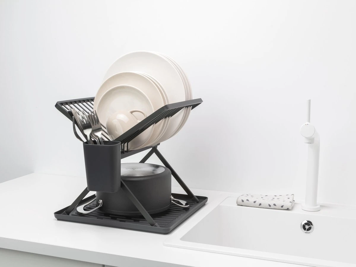 Brabantia SinkSide Afdruiprek - Inklapbaar - Compact - Dark Grey 7 Brabantia SinkSide Afdruiprek - Inklapbaar - Compact - Dark Grey - Afbeelding 7