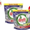 Dreft Platinum All In One Lemon Vaatwastabletten - 180 Stuks