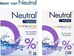 Neutral 0% Kleur Parfumvrij Waspoeder - 18 Wasbeurten - 1,188 Kg - Wasmiddel -HG Sales 1200x913
