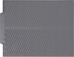 Navaris Siliconen Droogmat Met Afvoer - Aanrecht Droogmat Voor Afwas, Borden, Bestek, Glazen - Grijs -HG Sales 1200x928 1