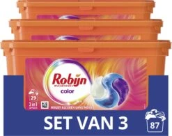 Robijn Color 3 In 1 Wascapsules - 3 X 29 Wasbeurten - Halfjaarbox 11 Robijn Color 3 In 1 Wascapsules - 3 X 29 Wasbeurten - Halfjaarbox -HG Sales 1200x948