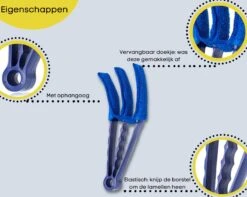 Merkloos Jaloezie Reiniger Plumeau - Jaloezie Stoffer - Lamellen Reiniger - Stof Verwijderen - Lamellen Stofvrij -HG Sales 1200x959