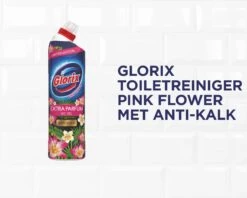 Glorix WC Powergel Toiletreiniger Pink Flower - 6 X 750 Ml - Voordeelverpakking -HG Sales 1200x961 7