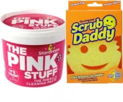 Stardrops The Pink Stuff Het Wonder Schoonmaakmiddel - 500g - Allesreiniger - Inclusief 1 Scrub Daddy Schuurspons