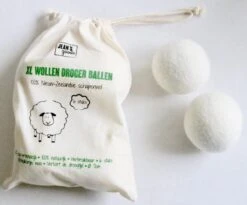Jean's Goods Drogerballen - Droogballen - Wasdrogerballen - Wasdroger Ballen - Wasbol - Wasbollen - Wasballen - Energiebesparende Producten - Energiebesparend - Duurzaam Cadeau - RWS Wol - Zero Waste - Wasverzachter - Beige - 6 Stuks -HG Sales 1200x997