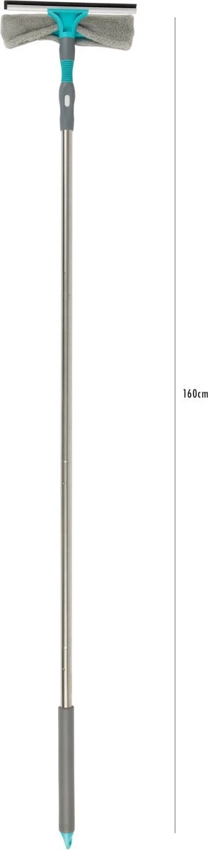 Umuzi Cleaning Raamwisser Met Telescoopsteel - Flexibele Raamreiniger, Telescopische Ruitenwisser - Uitschuifbare Ramenwisser - Multifunctioneel - 25,5 X 160 Cm 4 Umuzi Cleaning Raamwisser Met Telescoopsteel - Flexibele Raamreiniger, Telescopische Ruitenwisser - Uitschuifbare Ramenwisser - Multifunctioneel - 25,5 X 160 Cm - Afbeelding 4