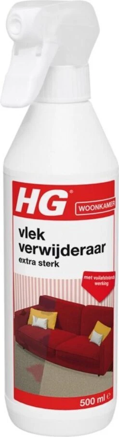 HG Vlekverwijderaar Extra Sterk - 500ml - Veilige Zuurstofformule - Geschikt Voor Alle Soorten Bekleding - Met Vuilafstotende Werking - Biologisch Afbreekbaar -HG Sales 329x1200