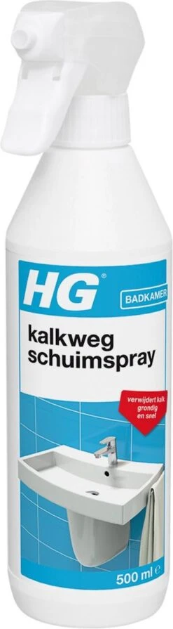 HG Kalkweg Schuimspray - 500ml - 100% Glans - Verwijdert En Voorkomt Kalk - Biologisch Afbreekbaar -HG Sales 331x1200 3