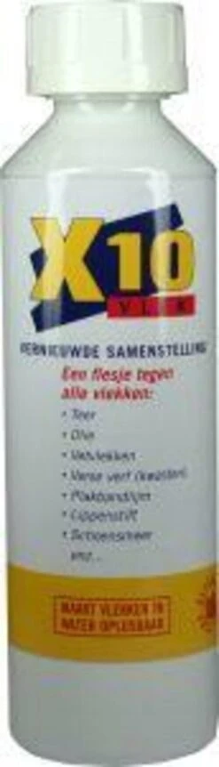 X10 Vlekken - 250 Ml - Vlekverwijderaar