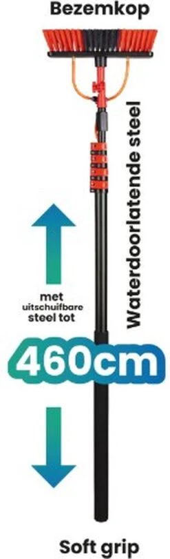Chimb Telescopische Wasborstel - Uitschuifbare Waterborstel - Ramenwassen - 4,6 Meter - Met Zeepdispenser 19 Chimb Telescopische Wasborstel - Uitschuifbare Waterborstel - Ramenwassen - 4,6 Meter - Met Zeepdispenser -HG Sales 366x1200