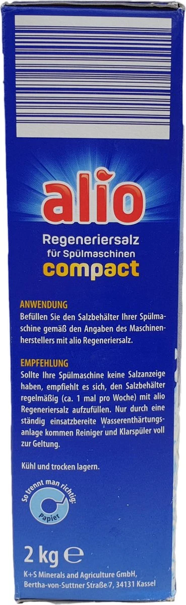 Vaatwaszout - Zout Vaatwasser - Zout Afwasmachine - Regenereerzout Vaatwasser - Onthardingszout Vaatwasser - 2 Kg 2 Vaatwaszout - Zout Vaatwasser - Zout Afwasmachine - Regenereerzout Vaatwasser - Onthardingszout Vaatwasser - 2 Kg - Afbeelding 2