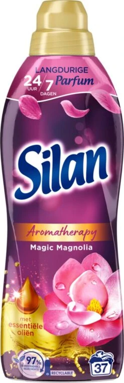 Silan Aroma Therapy Magic Magnolia Wasverzachter - 6 X 37 Wasbeurten - Voordeelverpakking -HG Sales 391x1200 2