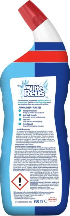 Witte Reus Toiletreiniger - Kracht Actief Gel Oceaan - Voordeelverpakking 10 X 700ml 14 Witte Reus Toiletreiniger - Kracht Actief Gel Oceaan - Voordeelverpakking 10 X 700ml -HG Sales 393x1200 4
