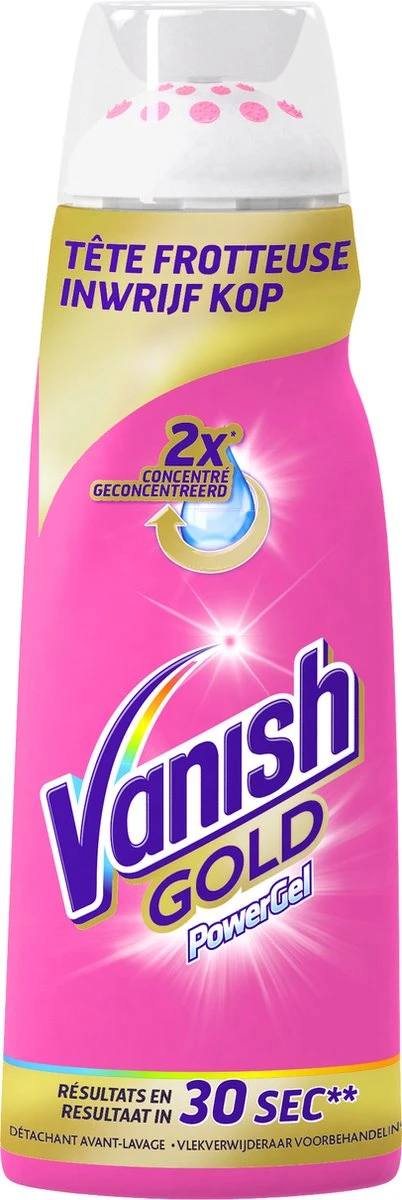 Vanish Oxi Action Gold Powergel Vlekverwijderaar - 200ml X2 2 Vanish Oxi Action Gold Powergel Vlekverwijderaar - 200ml X2 - Afbeelding 2