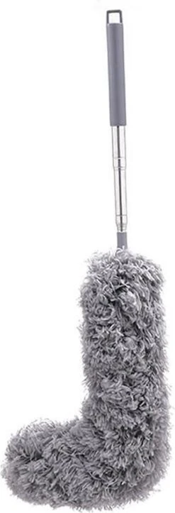 7Style Collection - Microvezel Plumeau Met Uitschuifbare Telescoopsteel Tot 280 CM - Ragebol RVS -HG Sales 410x1200