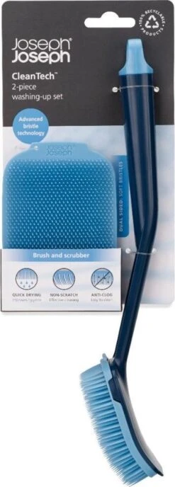 Joseph Joseph CleanTech Afwasborstel En Schrobber Set - Kunststof -HG Sales 431x1200