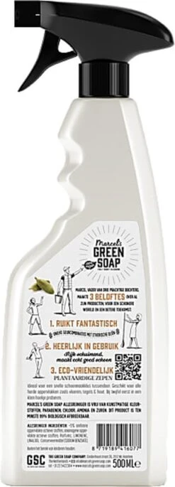 Marcel's Green Soap Allesreiniger Spray - Sandelhout & Kardemom - 500ML -HG Sales 433x1200 1