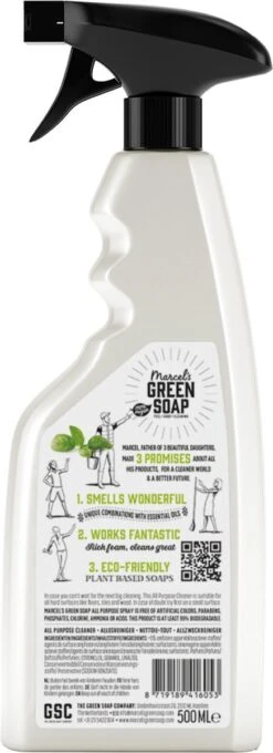 Marcel's Green Soap Allesreiniger Spray Basilicum & Vertivert Gras - 6 X 500 Ml -HG Sales 436x1200 2