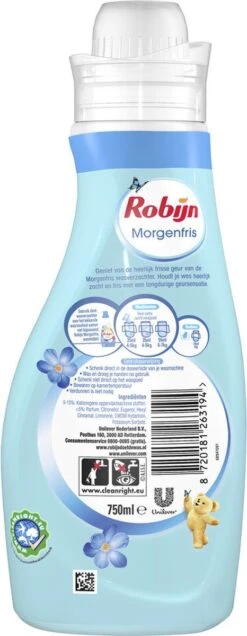 Robijn Morgenfris Wasverzachter - 8 X 30 Wasbeurten - Voordeelverpakking 16 Robijn Morgenfris Wasverzachter - 8 X 30 Wasbeurten - Voordeelverpakking -HG Sales 466x1200 2