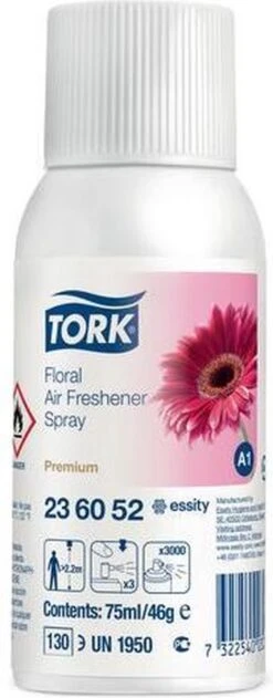 Tork Navulling Voor Luchtverfrisser Bloemen Systeem A1 Flacon Van 75 Ml 9 Tork Navulling Voor Luchtverfrisser Bloemen Systeem A1 Flacon Van 75 Ml -HG Sales 470x1200